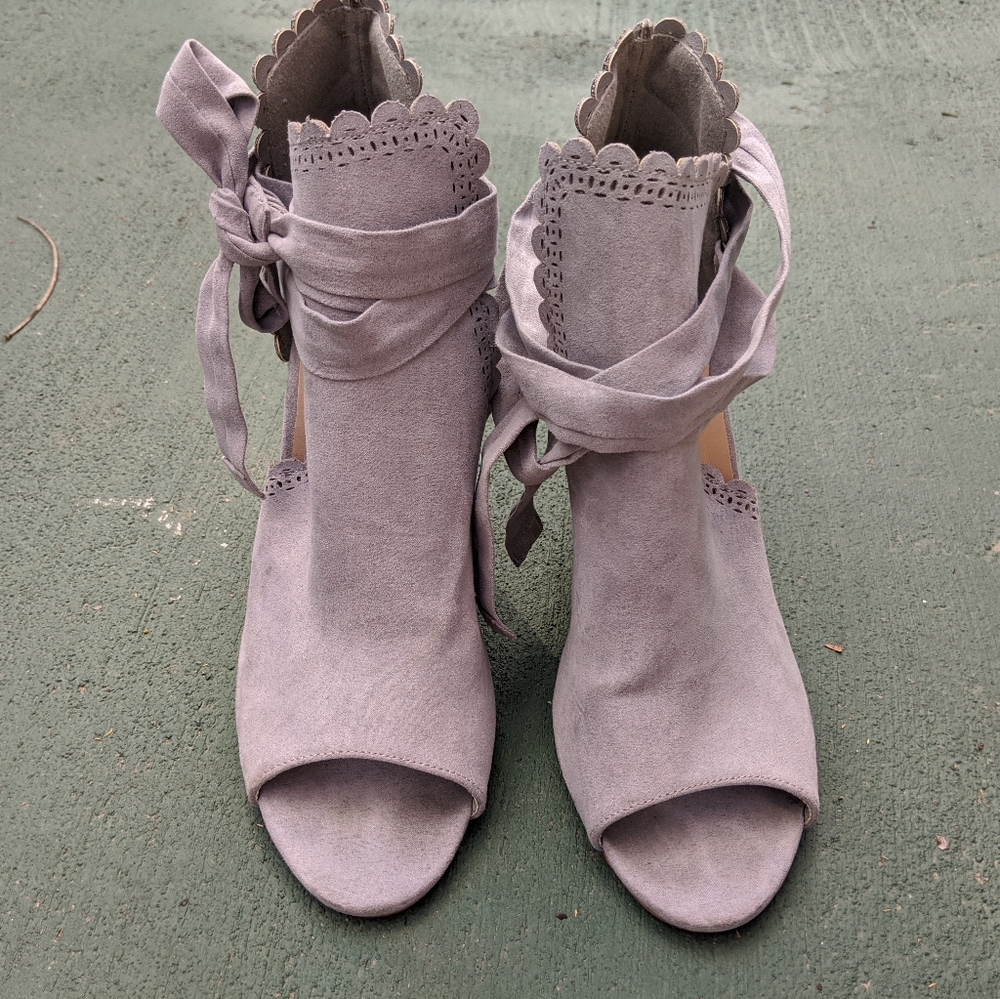 JustFab adjustable booties
